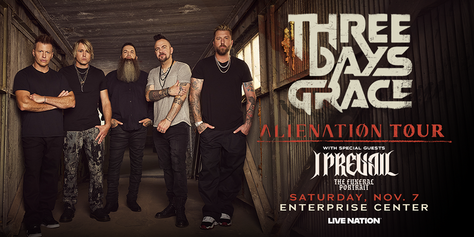 Three Days Grace With I Prevail And The Funeral Portrait At Enterprise Center