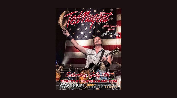 Ted Nugent And Black Stone Cherry In Lampe, MO (Black Oak Amp)